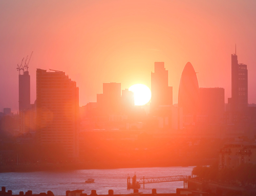 How has the heatwave affected the UK economy?
